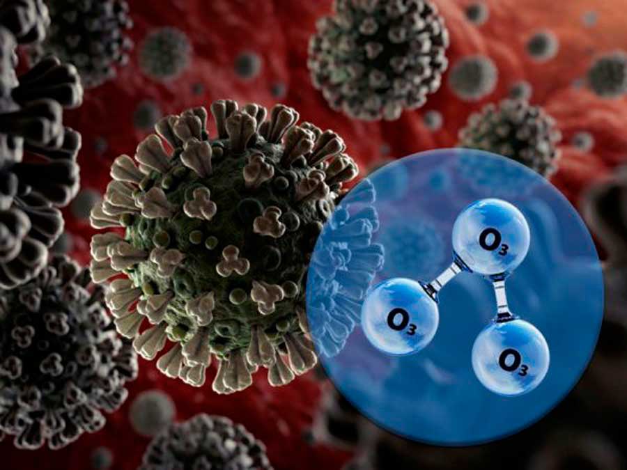 Ozono efectivo contra corona virus