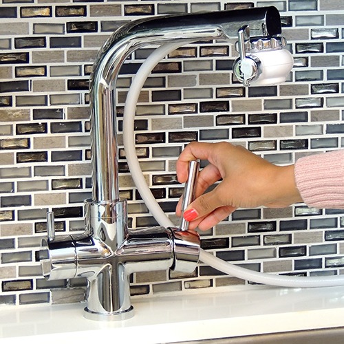 Indalo alk-6000 connects to the faucet - alkaline water