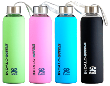 indalo glass bottles 18oz