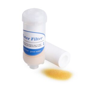 Resin filter for showers -product